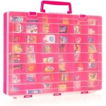 MYMOON HOME Mini Brands Case ?C Storage Compatible with Mini Brands Fill the Fridge Miniverse Create Masterchef Shopkins Real Littles LOL Surprise ?C 48 Compartment Collector Organizer